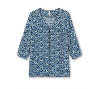 SHEEGO Chemisier bleu marine / saphir / safran / blanc, Taille M-L