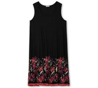 SHEEGO Robe vert / violet / rose foncé / noir, Taille 44