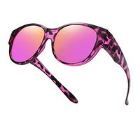 SHEEN KELLY Fit Over Sunglasses - Lunette de Soleil Polarisé Enveloppantes Femmes sur des Lunettes de vue Conduite