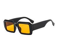 SHEEN KELLY Lunettes de soleil carrées épaisses rétro Femmes Hommes Lunettes vintage à monture épaisse Lunettes de mode des années 90