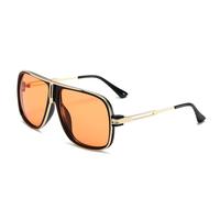 SHEEN KELLY Lunettes de soleil Pilot Homme Femme Rétro Classique Années 80 Oversized vintage Lunettes Unisexe claire Lentille