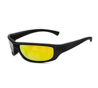 SHEEN KELLY Lunettes de soleil Polarisées enveloppantes pour hommes femmes Lunettes de sport miroirs Lunettes de vision nocturne