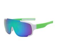 SHEEN KELLY Lunettes de soleil surdimensionnées Homme Femme Lunettes de sport Lunettes de ski et d'équitation à monture colorée avec un seul verre