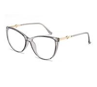 SHEEN KELLY Mode Cat Eyes lunettes ordinaires dames rétro mode faux lunettes verres transparents noir cadre en métal lunettes