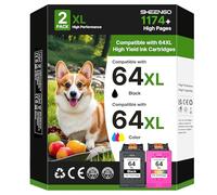 SHEENGO Imprimante photo couleur Envy Photo 7855 avec impression, encre instantanée, copie, numérisation, impression recto verso automatique, fonctionnalités photo avancées, mobile et impression