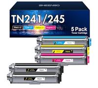 SHEENGO TN241 TN245 Compatible avec Brother MFC 9332CDW Toner DCP 9022CDW MFC 9142 CDN HL-3142CW MFC-9332CDW MFC-9142CDN DCP-9022CDW DCP-9020CDW HL-3152CDW HL-3140CW TN245C TN245C TN245C 5Y TN24. 5 m