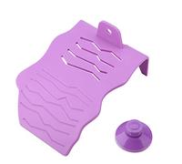 Sheens Plateforme de dalgue pour Tortues, Aquarium pour Aquariums Escalade sur Une île Flottante avec Une Ventouse en Plastique pour Les Reptiles et Les Amphibiens(Violet S)