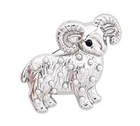Sheep Brooch Pin Alloy Animal Lapel Badge for Clothes Bags | Durable alloy brooch with vibrant electroplating, fits for hats and bags, stylish gift