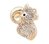 Sheep Brooch Pin Alloy Animal Lapel Badge for Clothes Bags | Durable alloy brooch with vibrant electroplating, fits for hats and bags, stylish gift