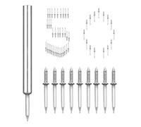 Sheep Horn Nails, Reusable Double-Head, Thread Seamless No Trace