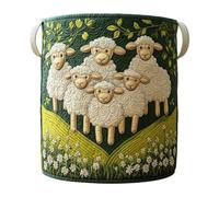 Sheep Laundry Basket with Handle Large Capacity Sheep Shape Boho