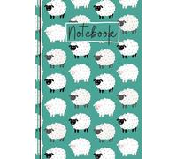 Sheep Notebook: Cute Sheep Lined Journal, The Perfect Novelty Sheep Gift for Anyone Who Loves Sheep, Lambs & Farm Animals - Teal