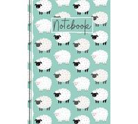 Sheep Notebook: Cute Sheep Lined Journal, The Perfect Novelty Sheep Gift for Anyone Who Loves Sheep, Lambs & Farm Animals - Soft Blue