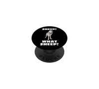 Sheep What Sheep Loup Drôle Meme Mouton Sarcasme PopSockets PopGrip Adhésif