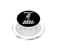 Sheep What Sheep Loup Drôle Meme Mouton Sarcasme PopSockets PopGrip pour MagSafe
