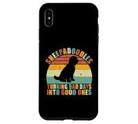 Sheepadoodles transformant Les Mauvais Jours en Bons Sheepadoodle Coque pour iPhone XS Max