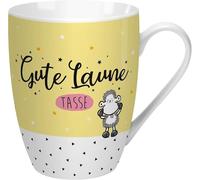 Sheepworld 59613 - Mug en porcelaine 30 cl - Bonne humeur