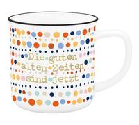 Sheepworld 74834 Tasse à café en porcelaine avec motif imprimé coloré, 35 cl, pour anniversaire, Pâques