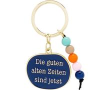Sheepworld 74849 Porte-clés Motif Bons Moments | Pendentif avec Porte-clés, Longueur 6,5 cm, avec breloque en Perles | Cadeau pour Petit ami, Petite Amie, Anniversaire | 74849