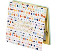 Sheepworld 74983 Miroir de Poche Motif Bons Moments | Petit Miroir pour Les déplacements, 7,2 cm x 7,2 cm, métal, Verre Miroir, Cuir synthétique | Cadeau pour Petite Amie, Maman, collègue