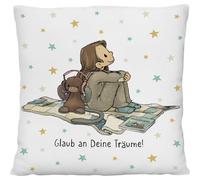 Sheepworld Coussin en Peluche Motif « Anouk »