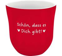 Sheepworld Gobelet avec Garvur Schön - Tasse à café - Hauteur : 9,8 cm - Diamètre : 9,3 cm - Volume : 40 rès - Banderole cadeau - Pour anniversaire, Pâques, Noël - 74828