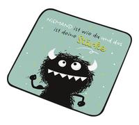 Sheepworld H:PPY Life 74165 Serviette Magique avec Inscription en Allemand « Stärke » | Petite Serviette d'invité, pressée, 30 x 30 cm, Coton | Cadeau Surprise Amusante