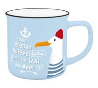 Sheepworld H:PPY life 74524 Tasse préférée en porcelaine, avec inscription en allemand 55 cl, avec bande cadeau, pour petit ami, petite amie