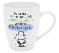 Sheepworld New Bone China 74203 Tasse avec inscription en allemand New Bone China Porcelaine, 35 cl, avec boîte de bain cadeau, cadeau amusant, anniversaire