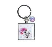 Sheepworld Pendentif rectangulaire avec porte-clés et breloque - 46209 - Enjoying Life