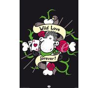 Sheepworld - Poster - Wild love + 1 Ü-Poster size 61x91,5cm