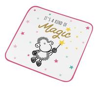 Sheepworld Serviette Magique avec Motif Magic - Petite Serviette d'invité pressée - 30 x 30 cm - en Coton - Cadeau Surprise Amusante - 74383