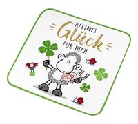 Sheepworld Serviette Magique Petit Bonheur | Petite Serviette d'invité, pressée, 30 cm x 30 cm, Coton | Cadeau Surprise Amusante | 74427