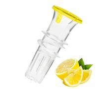 Sheer avec couvercle - Nouveau top à vis de citron Squeeze | Extracteur à jus compact Press avec couvercle | Juice frais manuel facile à utiliser, agrumes | Cuisine multifonctionnelle portable