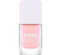 Catrice Sheer Beauties Vernis à ongles N°090 rose vif, correcteur de couleur, translucide, végétalien, sans particules de microplastique, sans parfum, sans paraben, 10,5 ml