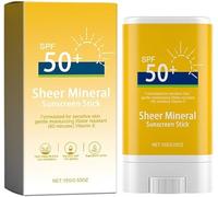 Sheer Mineral Sunscreen Stick for Face & Body, SPF 50+, Waterproof Sunscreens, Mineral Sunscreen no Chemicals, Solaire creme solaire stick protection solaire