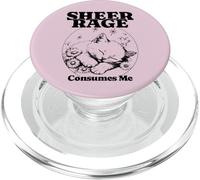 Sheer Rage Consumes Me (Motif Chat Mignon et Amusant) PopSockets PopGrip pour MagSafe