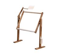 SheerFaring Métier à Bror sur Pied Rotatif Cadre Brorie sur Pied Support Brorie En Bois pr, Brun