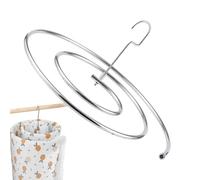 Sheet Hanger pour le séchage, 40 x 18 cm en acier inoxydable Spiral Sheet Sheet Rack, Space Saving Bedspread Hanger, For Bedspread Coverlet Mattress Tablecloth Sofa Cover Blanket Shawl Cape Balcony
