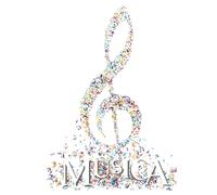 sheet music blank, manuscript paper, notebook musicians, composer gifts, 111 pages, Hardcover edition " Musica White": Let the music flow...