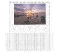 Sheet Protectors - Clear Sleeves for Binders Documents | Heavyweight Poly Material with Reinforced Edges, Archival Safe Design for Office School Reports and Home Organization 2.99x4.13 in