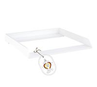 Shefa Kids 800 Table à langer universelle compatible avec les commodes Malm, Hemnes et Nordli Series Blanc