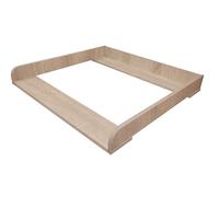 Shefa Kids Table à langer 800 pour commode Ikea des séries Malm, Hemnes et Nordli - Universel - Chêne