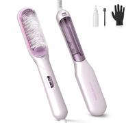 SHEGLAM Brosse Lissante Vapeur, Peigne Chauffant Vapeur 3-en-1