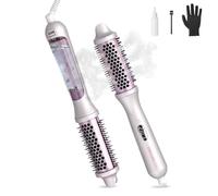 SHEGLAM Brosse Thermique Vapeur, Brosse Ronde 4-en-1 38 mm