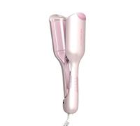 SHEGLAM Cupid's Charm Fer à Boucles 25mm Professionnel Rose Double Barreau - Beach Waves, Minuterie, 6 Températures Réglables, Double Voltage (25mm)