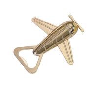 SHEGOTO Ouvre-bouteille en forme d'avion créatif en alliage pour ouverture de bouteille de mariage pratique
