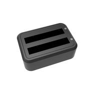 SHEGOTO Station de charge de batterie 2 en 1, base 5 V, adaptateur secteur pour caméra d'action, charge efficace avec port de connexion USB de type C