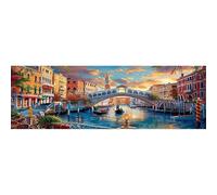 SHEGZHUC 110 x 50 cm Diamond Painting Italie Paysage Venise City Bridge XXL Diamant Peinture Art Broderie Point de Croix Images Cadeau Décoration Murale