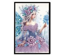 SHEGZHUC Carnet 14,5 x 21 cm A5 Blank Diamond Painting Carnet Diamant Peinture Carnet Diamant Peinture Carnet Diamant Peinture Strass Pierres Spéciales Journal Fille Cadeaux Elfes